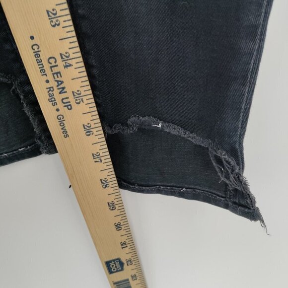 Lucky Brand Bridgette Skinny Hi-Rise Distressed Raw Hem Ankle Denim Jeans 27 - Picture 8 of 16